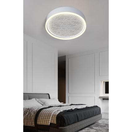 Wofi 9002-103M - LED Pritemdomas lubinis šviestuvas BORDEAUX LED/37W/230V sidabras