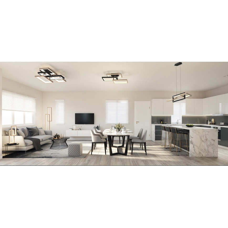 Wofi 9022-306M - LED reguliuojamas lubų šviestuvas MATERA LED/37W/230V