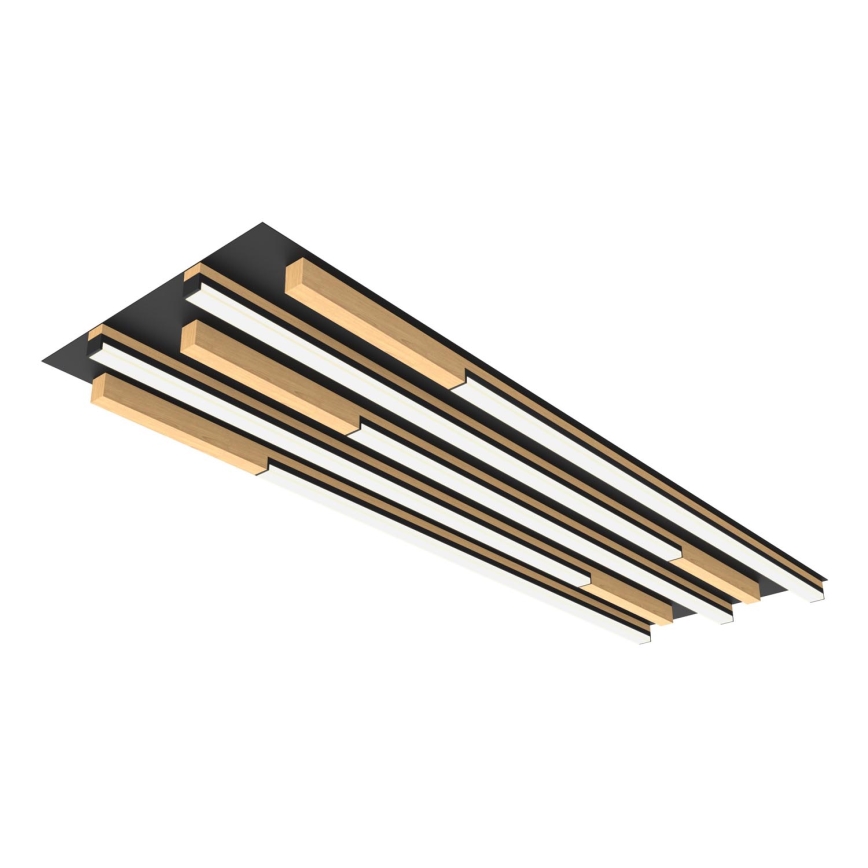 Wofi 9031-506L - LED reguliuojamas lubų šviestuvas PALERMO LED/57W/230V kaučiukmedis