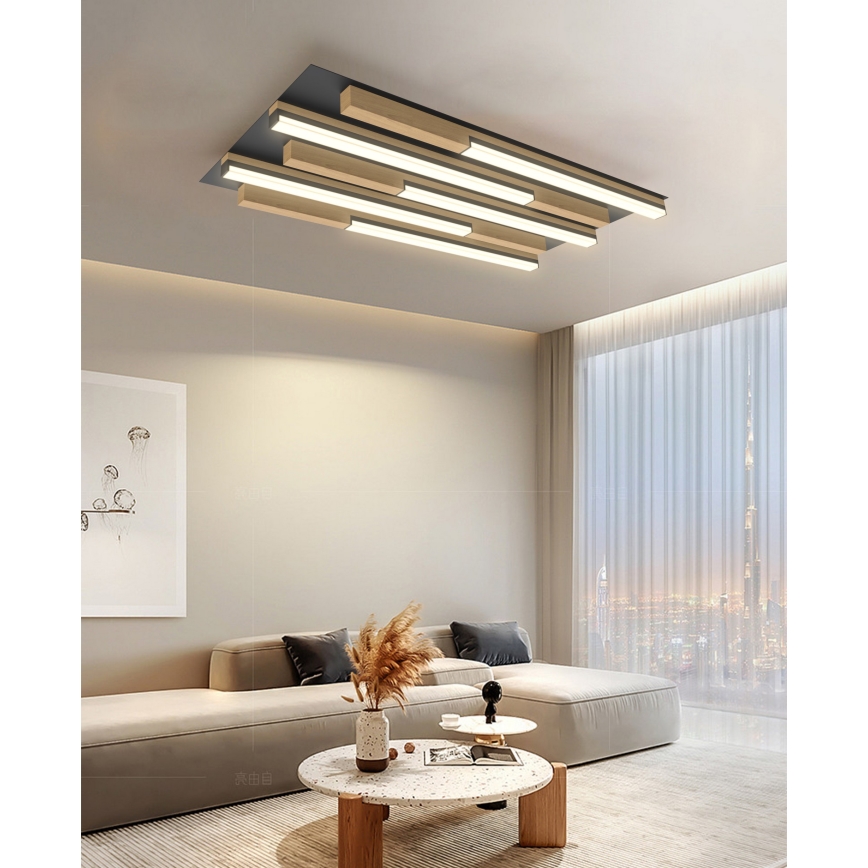 Wofi 9031-506S  - LED Pritemdomas lubinis šviestuvas PALERMO LED/34W/230V kaučiukas