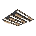 Wofi 9031-606 - LED reguliuojamas lubų šviestuvas PALERMO LED/26W/230V kaučiukmedis