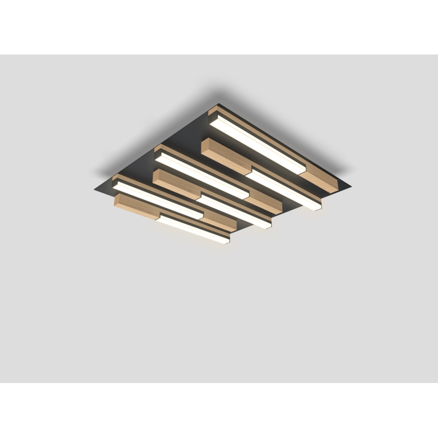 Wofi 9031-606 - LED reguliuojamas lubų šviestuvas PALERMO LED/26W/230V kaučiukmedis