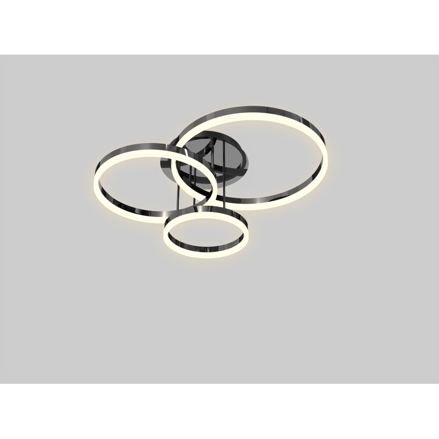 Wofi 9049-405 - LED Pritemdomas tvirtinamas sietynas PERPIGNAN LED/51W/230V juoda/blizgus chromas