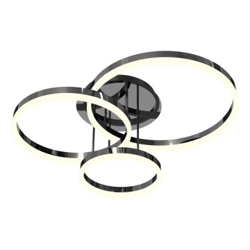 Wofi 9049-405 - LED Pritemdomas tvirtinamas sietynas PERPIGNAN LED/51W/230V juoda/blizgus chromas