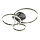 Wofi 9049-405 - LED Pritemdomas tvirtinamas sietynas PERPIGNAN LED/51W/230V juoda/blizgus chromas