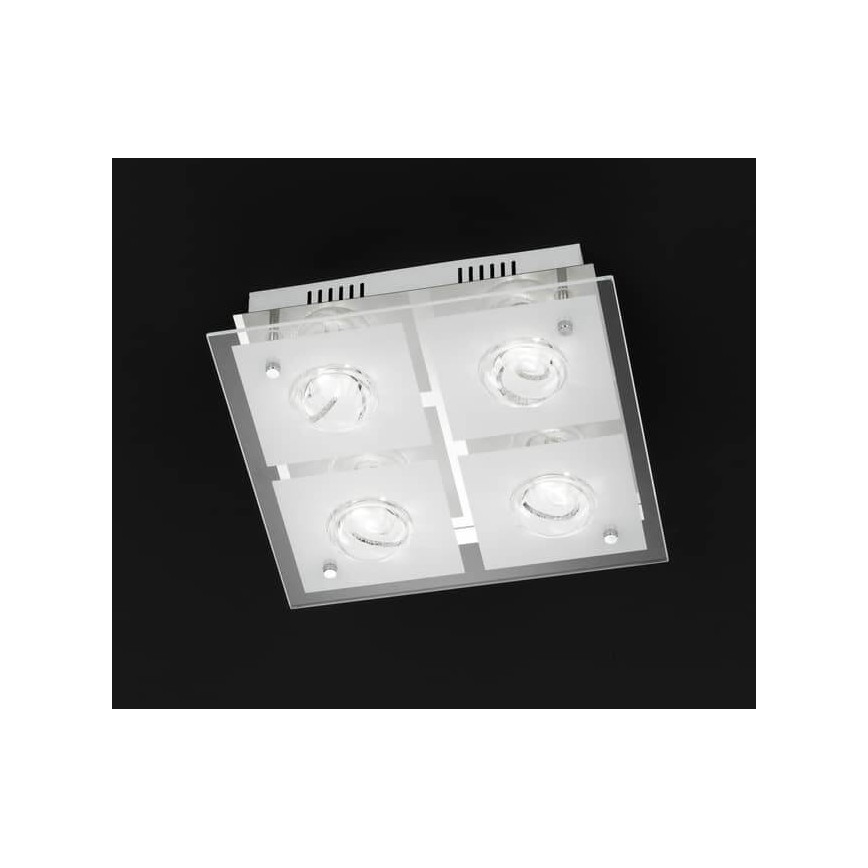 Wofi 9105.04.01.6300 - LED Lubinis šviestuvas TYRA 4xLED/4W/230V