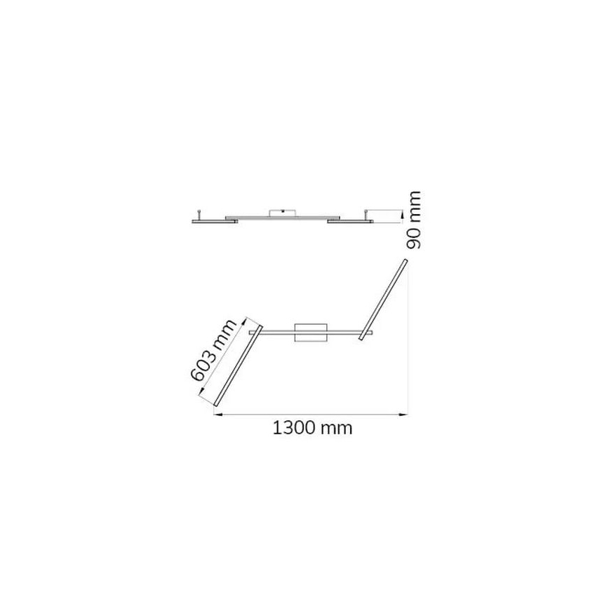 Wofi 9163.03.01.0000 - LED Ant pagrindo montuojamas sietynas CLAY 3xLED/10W/230V