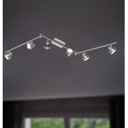 Wofi 9288.06.54.6000 - LED Reguliuojamas akcentinis šviestuvas LOCAL 6xLED/6W/230V 3000K