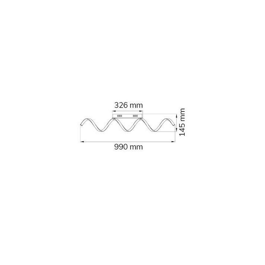 Wofi 9398.01.15.7000 - LED Pritemdomas tvirtinamas sietynas RUSSELL LED/32W/230V
