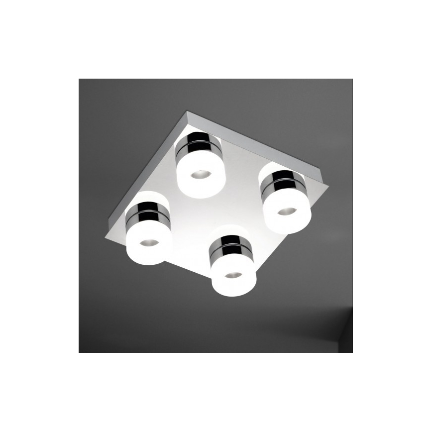 Wofi 9502.04.01.0044 - LED Lubinis šviestuvas LUCE 4xLED/3,6W/230V