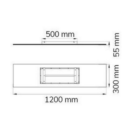 Wofi 9693.01.70.9000 - LED Pritemdomas lubinis šviestuvas LIV LED/36W/230V 2800-6800K + nuotolinio valdymo pultas