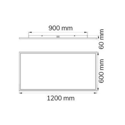 Wofi 9694.01.70.7120 - LED Pritemdomas lubinis šviestuvas MILO LED/52W/230V 2700-6000K + nuotolinio valdymo pultas