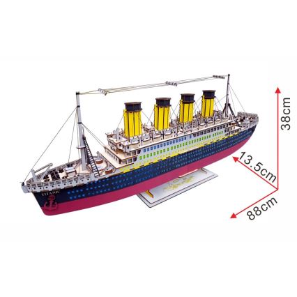 Woodcraft - Wooden 3D puzzle Titanic