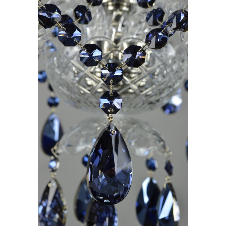 Wranovsky JWZ102052101 - Krištolinis sietynas ant grandinės DE LUXE 5xE14/40W/230V