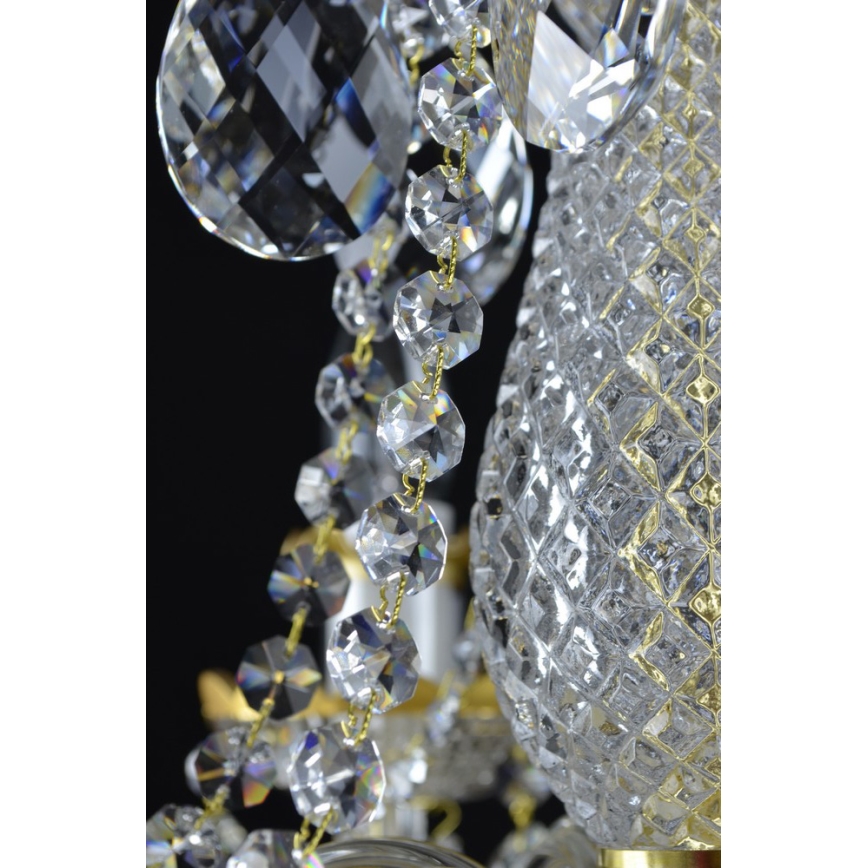 Wranovsky JWZ148062100 - Krištolinis sietynas ant grandinės DIAMANT 6xE14/40W/230V
