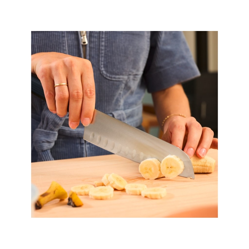 Wüsthof - Santoku virtuvinis peilis PARTNER 17 cm juodas