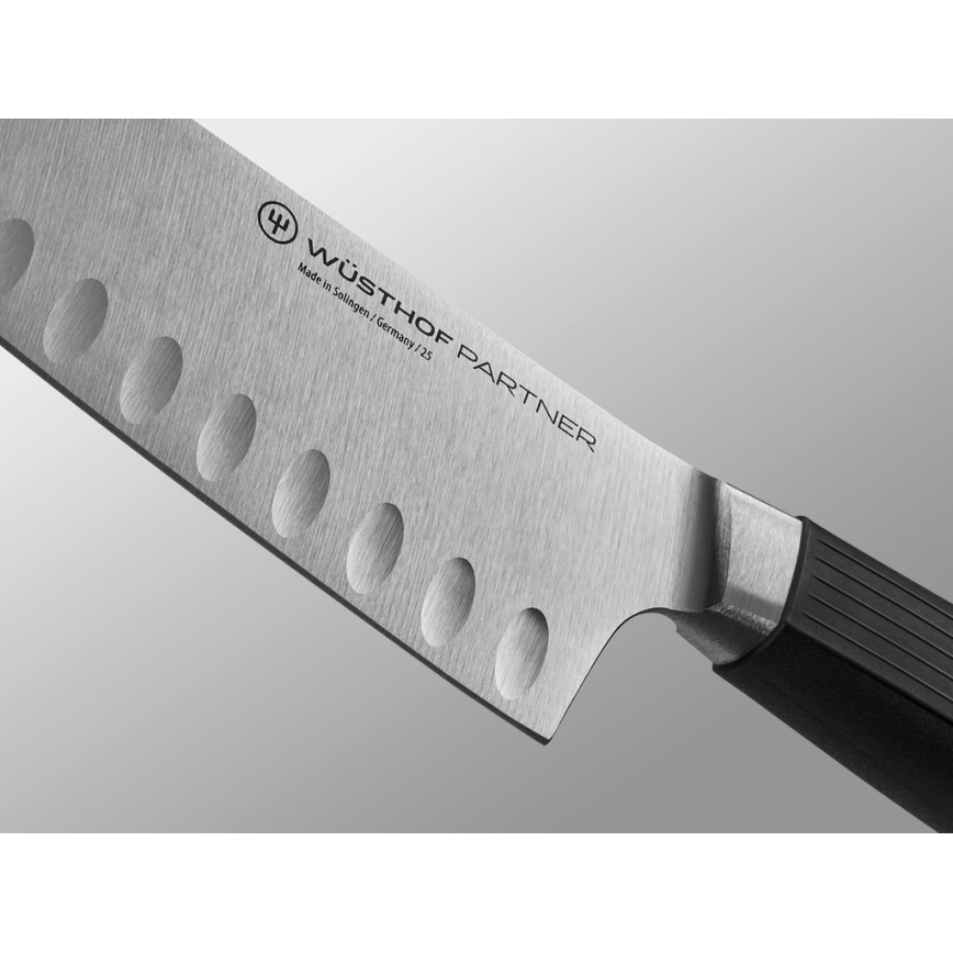 Wüsthof - Santoku virtuvinis peilis PARTNER 17 cm juodas