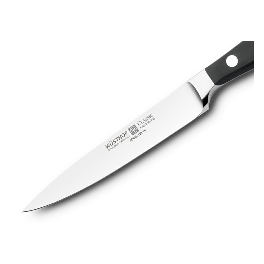 Wüsthof - Virtuvės peilis CLASSIC 12 cm juodas