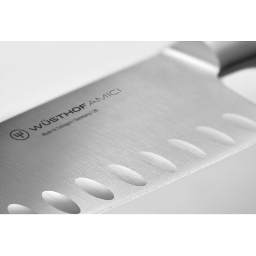 Wüsthof - Virtuvės peilis santoku AMICI 17 cm alyvmedžio