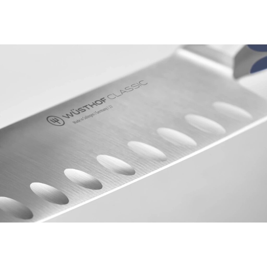 Wüsthof - Virtuvinis peilis santoku CLASSIC COLOUR 17 cm mėlyna