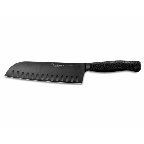 Wüsthof - Virtuvinis peilis santoku PERFORMER 17 cm juodas