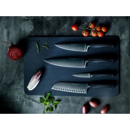 Wüsthof - Virtuvinis peilis santoku PERFORMER 17 cm juodas