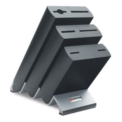 Wüsthof - Virtuvinių peilių komplektas stove CLASSIC IKON 7 vnt. uosio/juoda