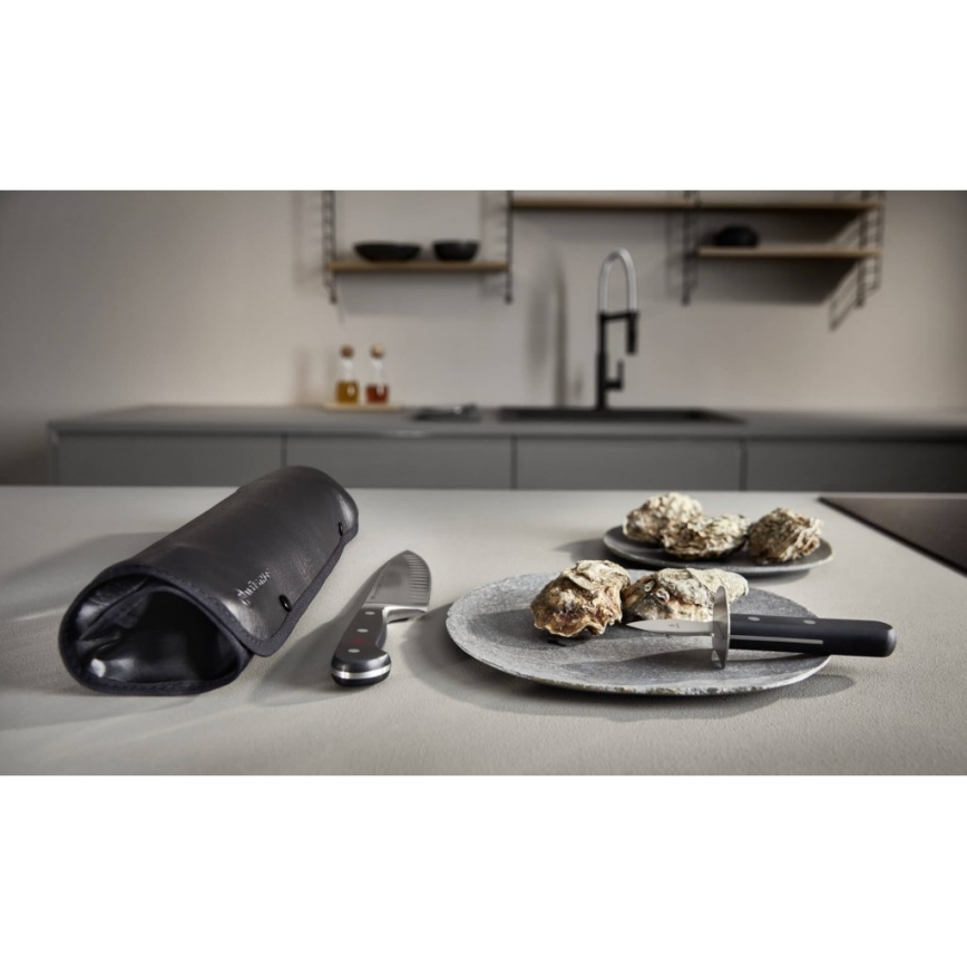 Wüsthof - Virtuvinių peilių rinkinys GOURMET 6 vnt juodas