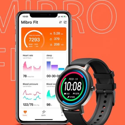 Xiaomi Mibro Bluetooth Išmanusis Air Laikrodis IP68 Juodas