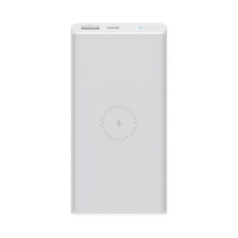 Xiaomi - Power Bank su belaidžiu įkrovimu 10000 mAh baltas