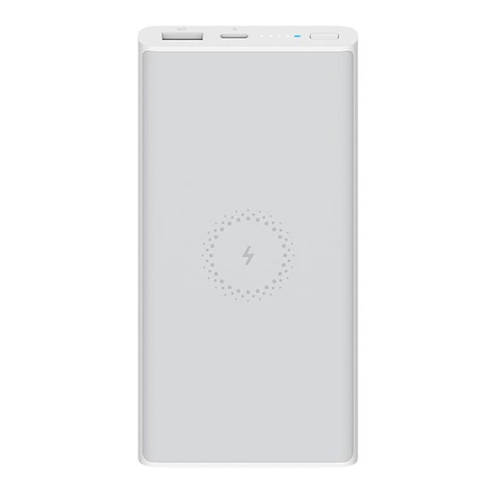 Xiaomi - Power Bank su belaidžiu įkrovimu 10000 mAh baltas