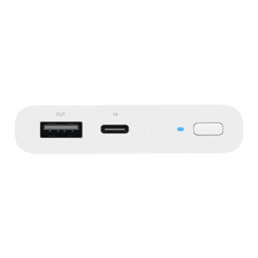 Xiaomi - Power Bank su belaidžiu įkrovimu 10000 mAh baltas