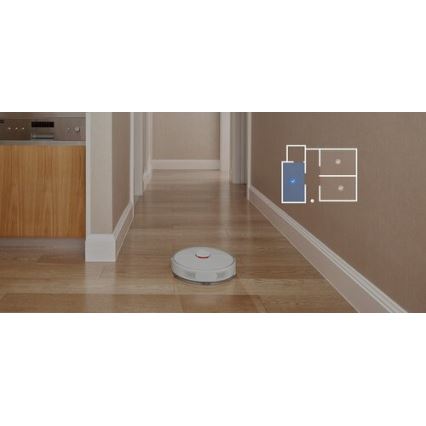 Xiaomi - Protingas robotas dulkių siurblys ROBOROCK S6 Pure 58W Wi-Fi baltas