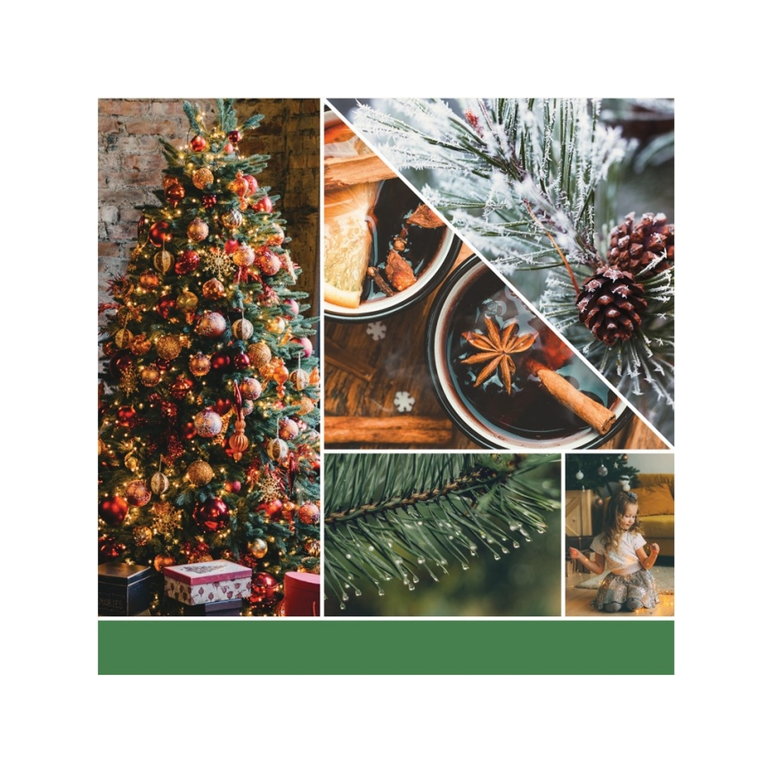 Yankee Candle - Didelė kvapni žvakė SHIMMERING CHRISTMAS TREE 567g 60-90 val.