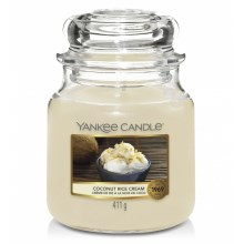 Yankee Candle - Kvapi žvakė COCONUT RICE CREAM centrinis 411g 65-75 valandos