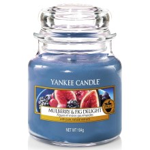 Yankee Candle - Kvapi žvakė MULBERRY & FIG DELIGHT mažas 104g 20-30 valandos