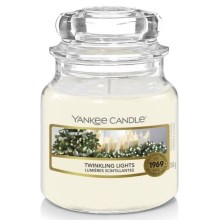 Yankee Candle - Kvapi žvakė TWINKLING LIGHTS mažas 104g 20-30 valandos