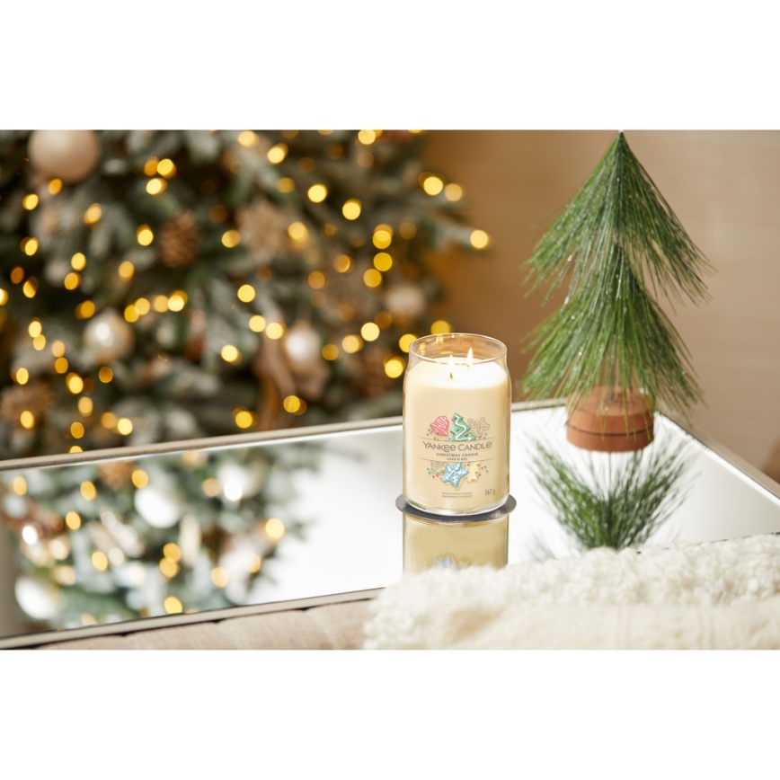 Yankee Candle - Kvapioji žvakė CHRISTMAS COOKIE didelė 567g 60-90 val.