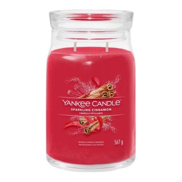 Yankee Candle - Kvapioji žvakė SPARKLING CINNAMON didelė 567g 60-90 val.