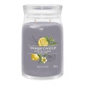 Yankee Candle - Kvapnioji žvakė BLACK TEA & LEMON didelė 567g 60-90 val.