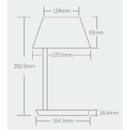 Yeelight - LED Reguliuojamas stalinis šviestuvas su belaidžiu įkrovimu Staria Bedside Lamp Pro LED/20W/230V Wi-Fi