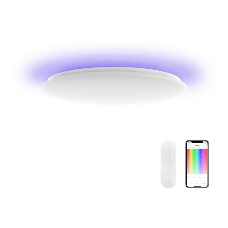 Yeelight - LED RGB Pritemdomas vonios šviestuvas ARWEN 450C LED/50W/230V IP50 CRI 90 + nuotolinio valdymo pultas Wi-Fi/BT