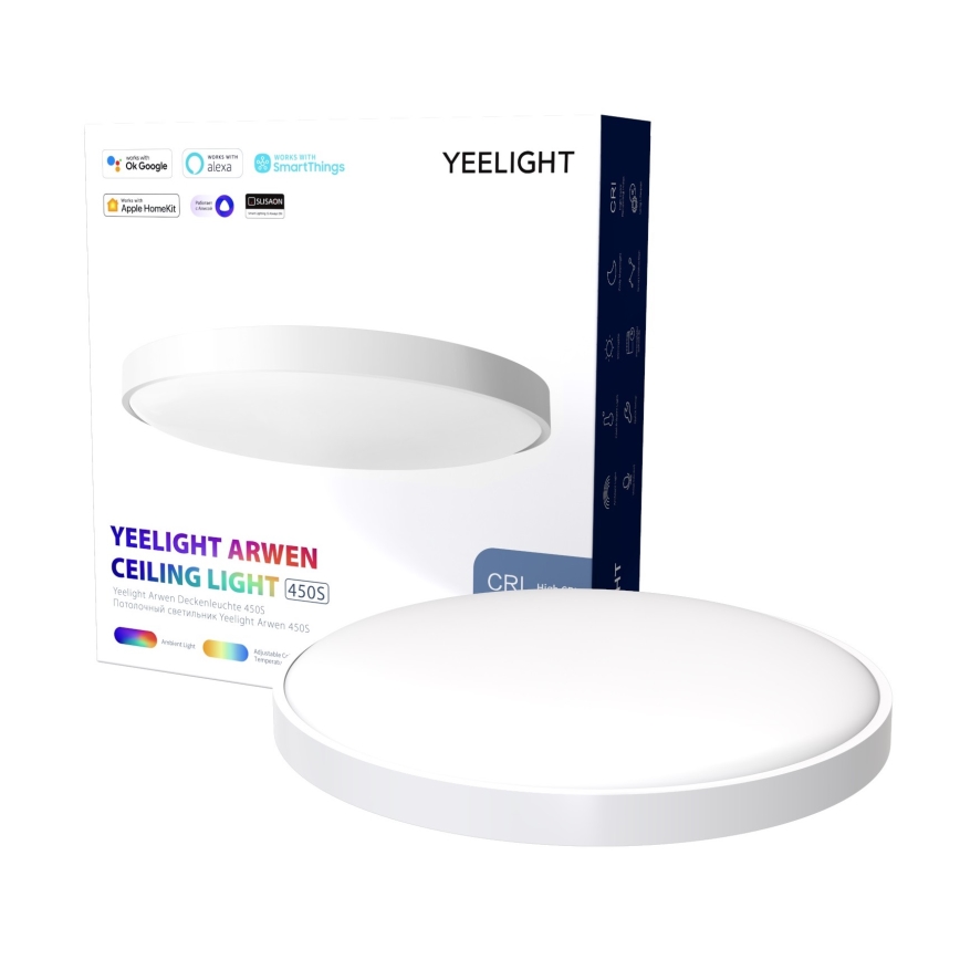 Yeelight - LED RGB Reguliuojamas lubinis šviestuvas ARWEN 450S LED/50W/230V CRI 90 + RC Wi-Fi/BT