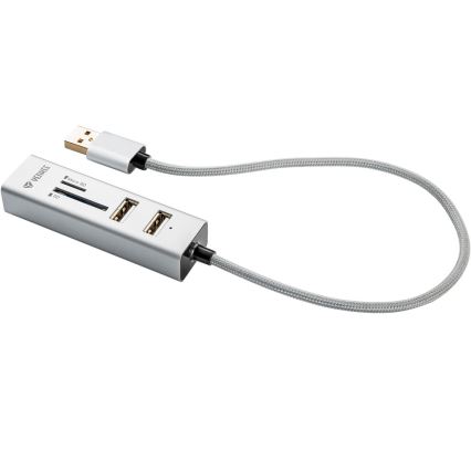 Yenkee – USB skirstytuvas 2.0 ir kortelių skaitytuvas