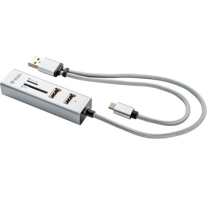 Yenkee – USB Skirstytuvas 2.0 ir OTG bei kortelių skaitytuvas