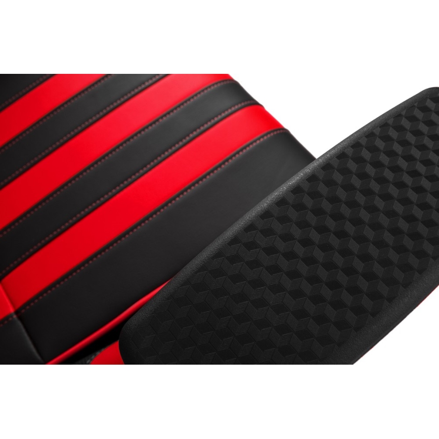 Yenkee - Žaidimų kėdė juoda/raudona