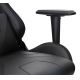 Žaidimų kėdė juoda VARR Lux su LED RGB apšvietimu + valdymo pultas