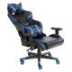 Žaidimų kėdė VARR Nascar juoda/mėlyna