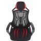 Žaidimų kėdė VARR Spider juoda/raudona