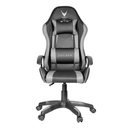 Žaidimų kėdė VARR Zolder juoda/pilka